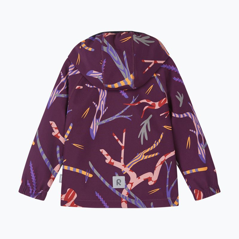 Geacă softshell pentru copii Reima Vantti deep purple 2