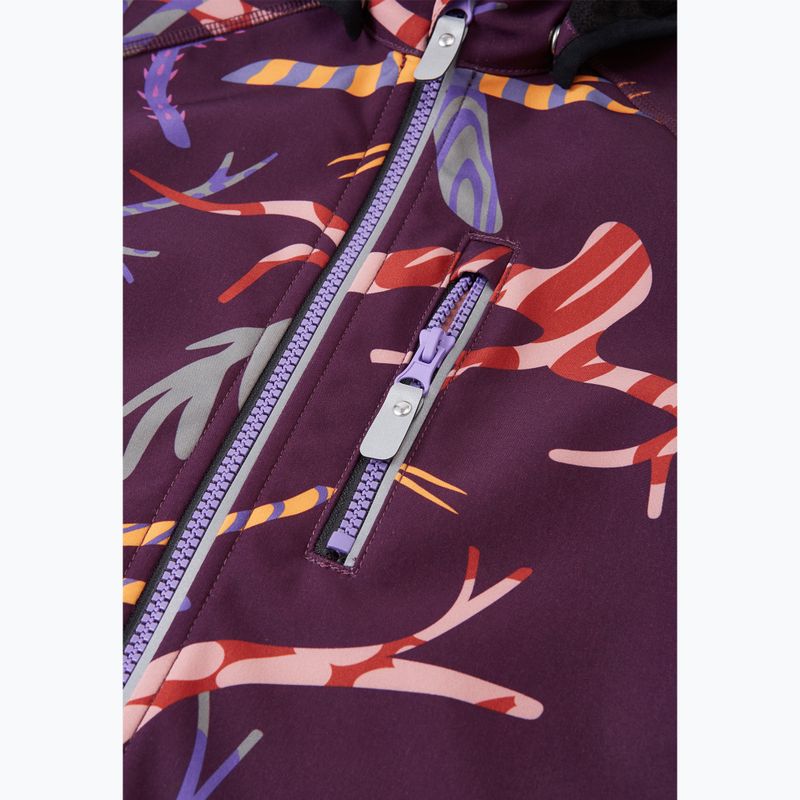 Geacă softshell pentru copii Reima Vantti deep purple 6