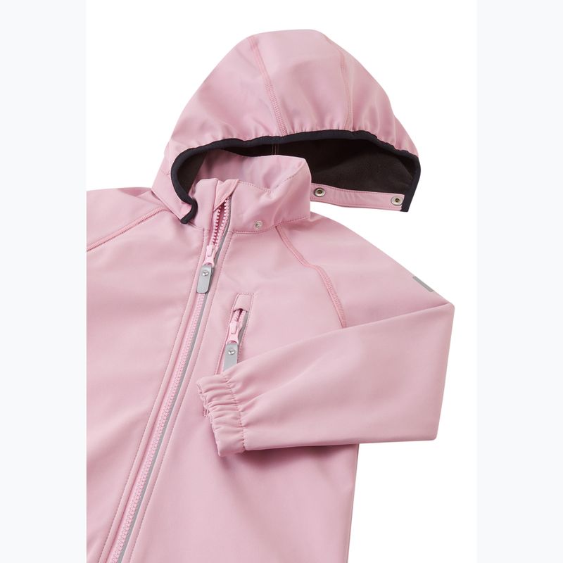 Geacă softshell pentru copii Reima Vantti 5100009C-4500 grey pink 3