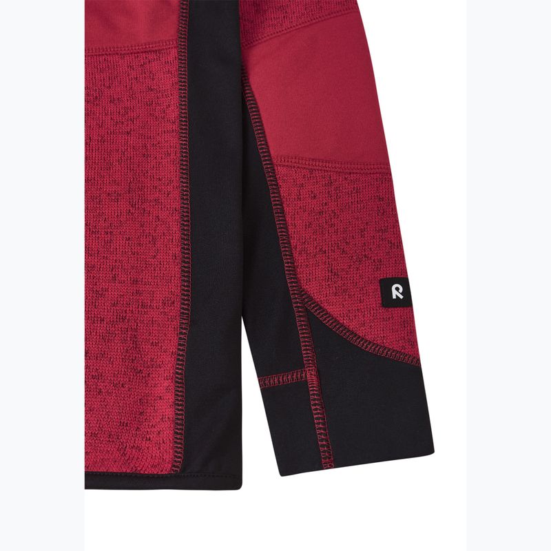 Bluză fleece pentru copii Reima Liukuen cranberry 4