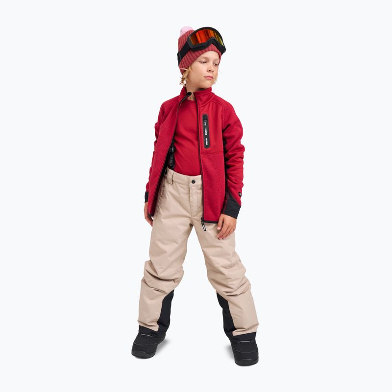 Bluză fleece pentru copii Reima Liukuen cranberry 6