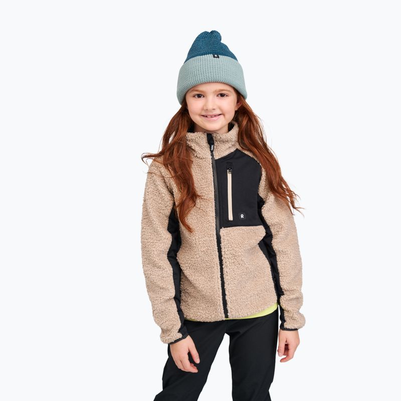 Bluză fleece pentru copii Reima Puhku earthy beige 5