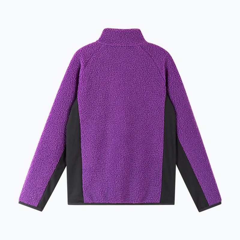 Bluză fleece pentru copii Reima Puhku plum purple 2