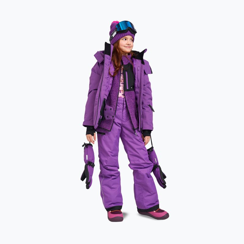 Bluză fleece pentru copii Reima Puhku plum purple 6