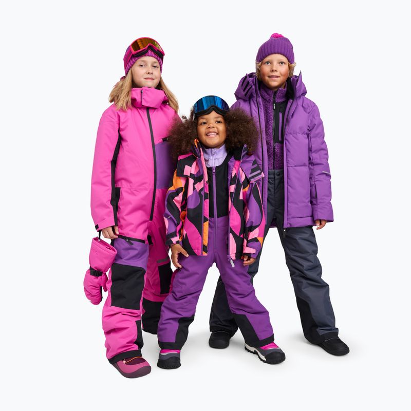 Bluză fleece pentru copii Reima Puhku plum purple 7