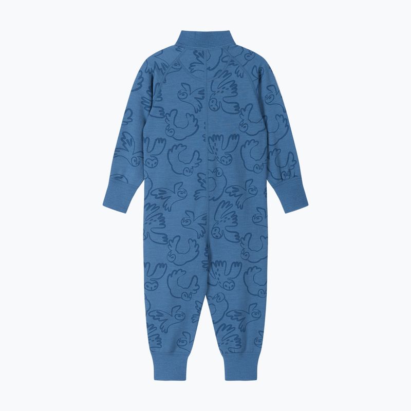 Combinezon pentru copii Reima Parvin Wool blue ocean 2