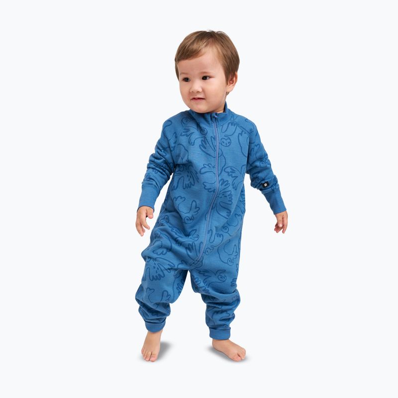 Combinezon pentru copii Reima Parvin Wool blue ocean 5