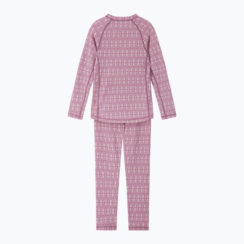 Set de lenjerie termoactivă pentru copii Reima Taival grey pink 2