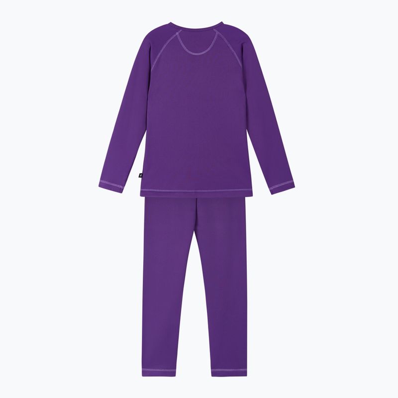 Set de lenjerie termoactivă pentru copii Reima Lampo plum purple 2