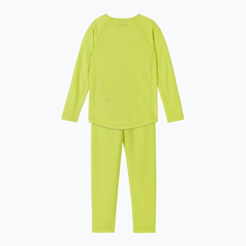 Set de lenjerie termoactivă pentru copii Reima Lani bright lime 2