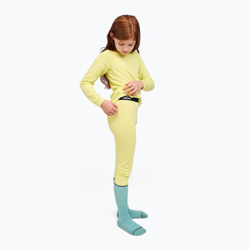 Set de lenjerie termoactivă pentru copii Reima Lani bright lime 9