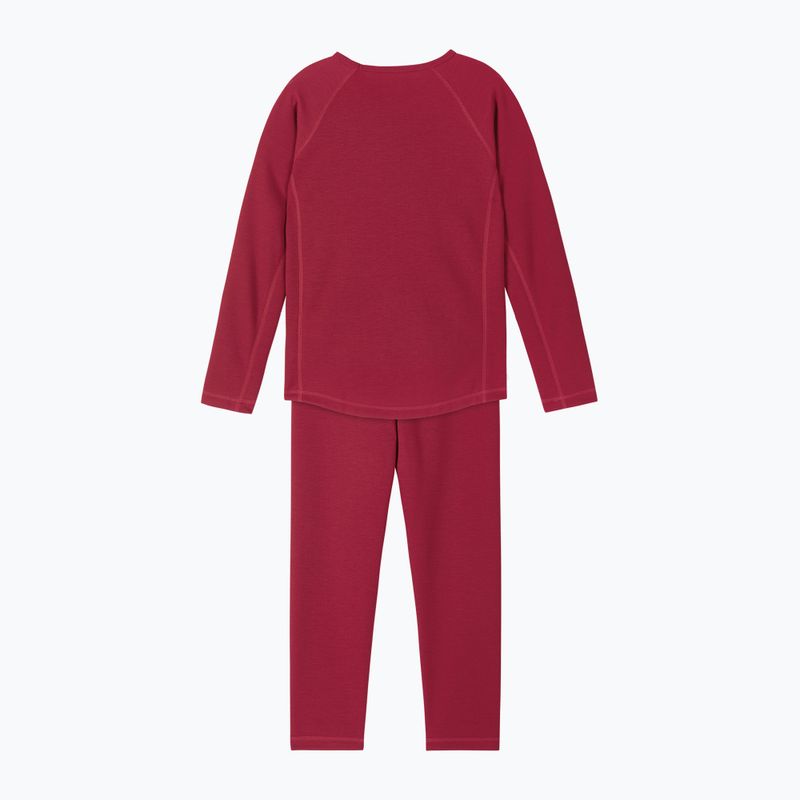 Set de lenjerie termoactivă pentru copii Reima Lani cranberry 2