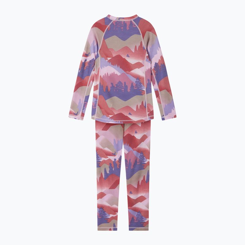 Set de lenjerie termoactivă pentru copii Reima Taitoa grey pink 2