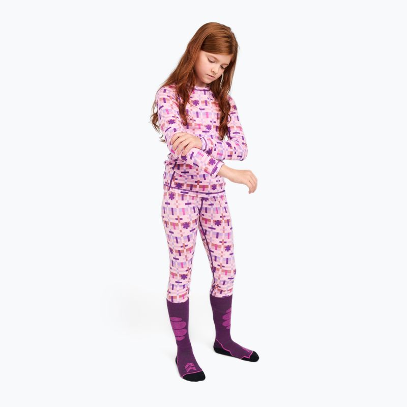 Set de lenjerie termoactivă pentru copii Reima Taitoa pale rose 9