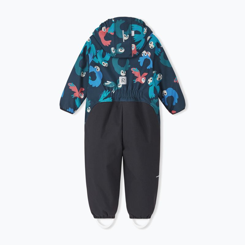 Combinezon softshell pentru copii Reima Mjosa navy 2