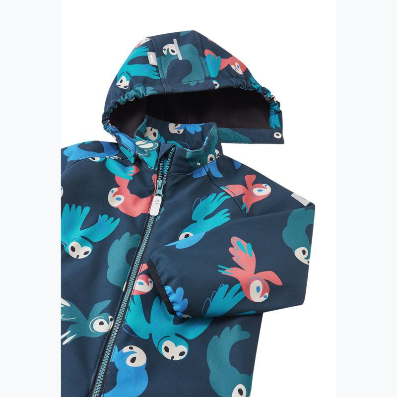 Combinezon softshell pentru copii Reima Mjosa navy 4
