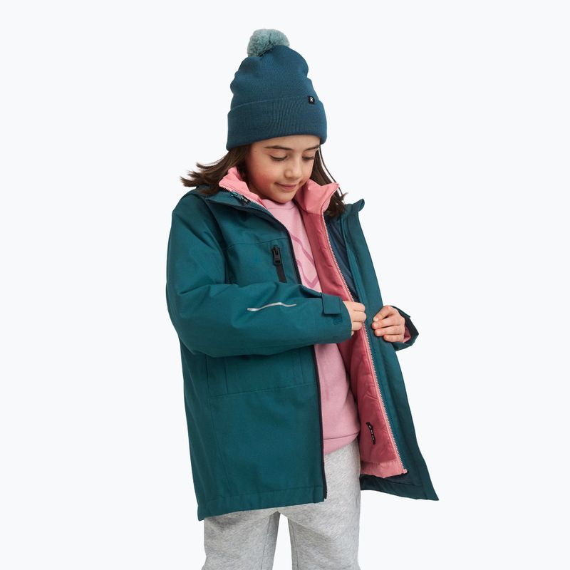 Căciulă de iarnă pentru copii Reima Omasi dark teal 6