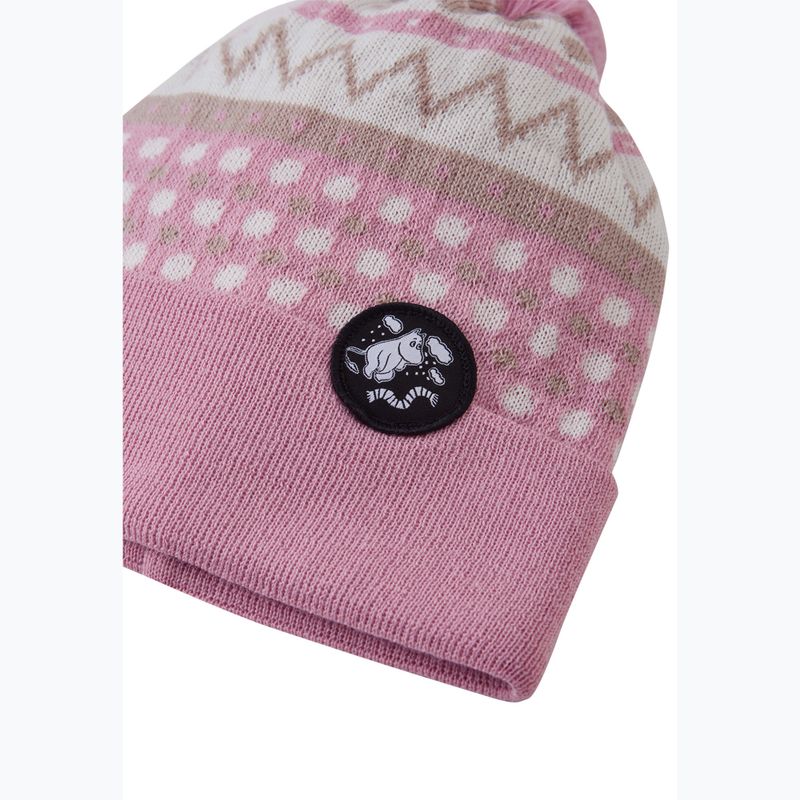 Căciulă de iarnă pentru copii Reima Moomin Flinga grey pink 3