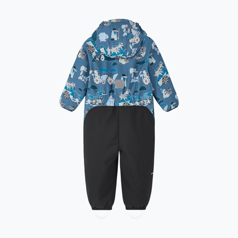 Combinezon softshell pentru copii Reima Moomin Mjosa blue ocean 2