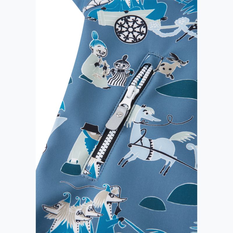 Combinezon softshell pentru copii Reima Moomin Mjosa blue ocean 6
