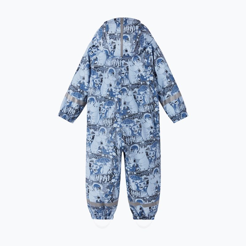 Combinezon de ploaie pentru copii Reima Moomin Rapakko airy blue 2