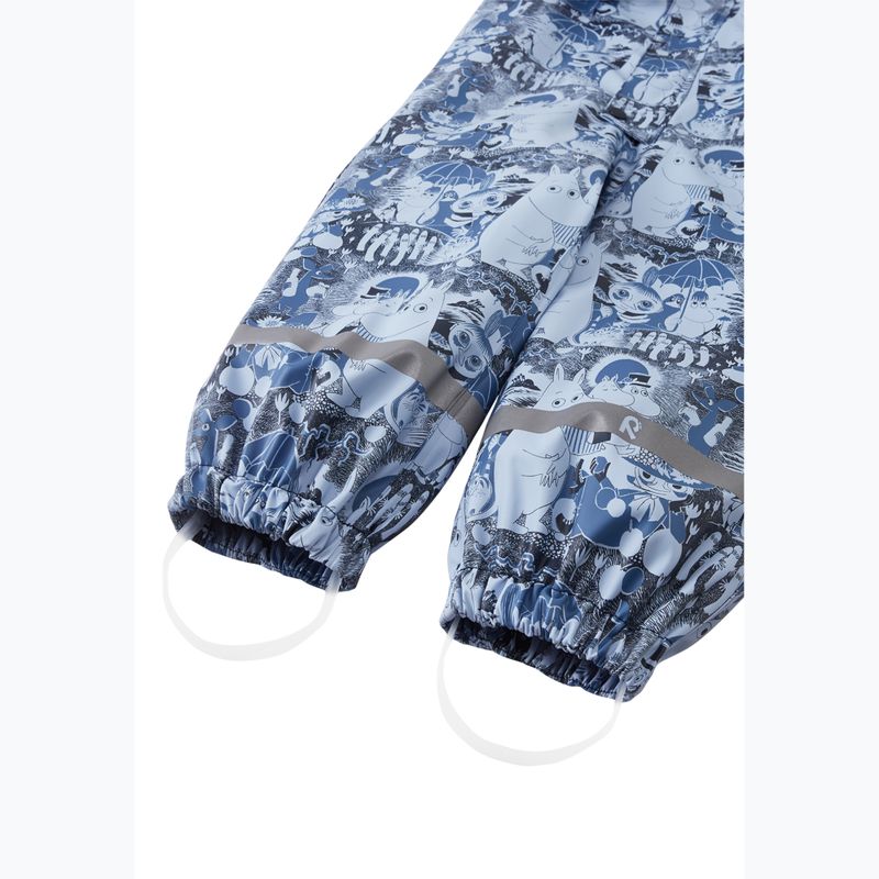 Combinezon de ploaie pentru copii Reima Moomin Rapakko airy blue 4