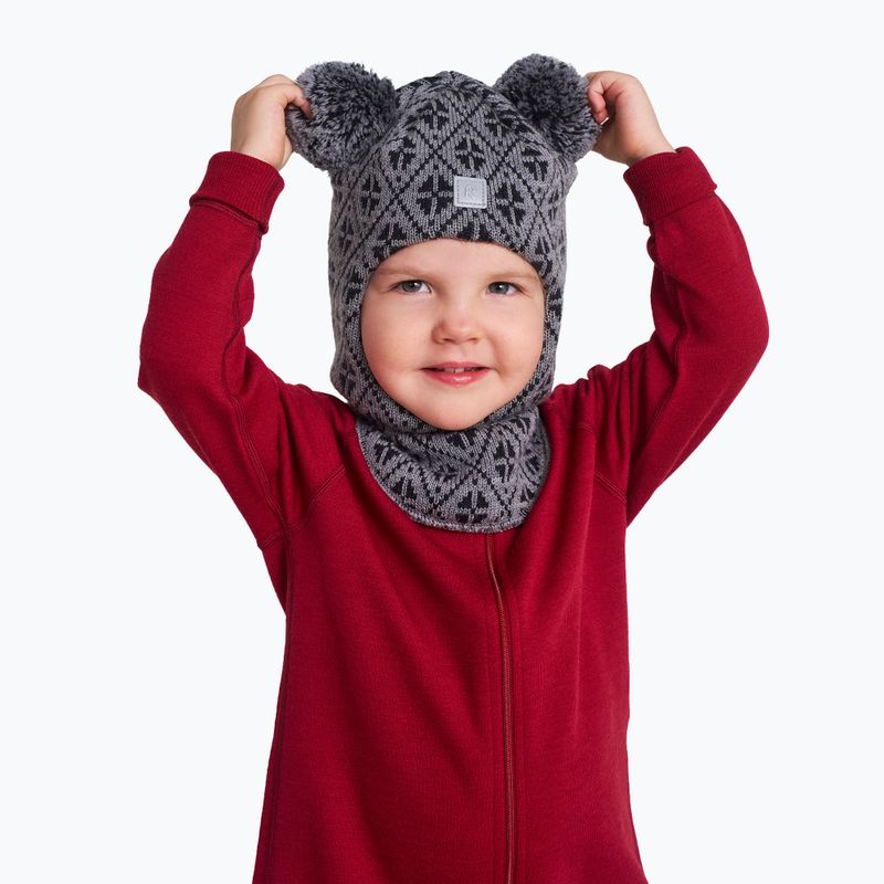 Cagulă pentru copii Reima Kuuraan melange grey 5