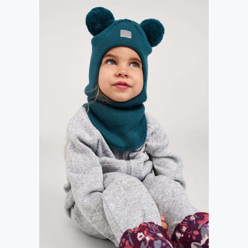 Cagulă pentru copii Reima Vekkuli dark teal 5
