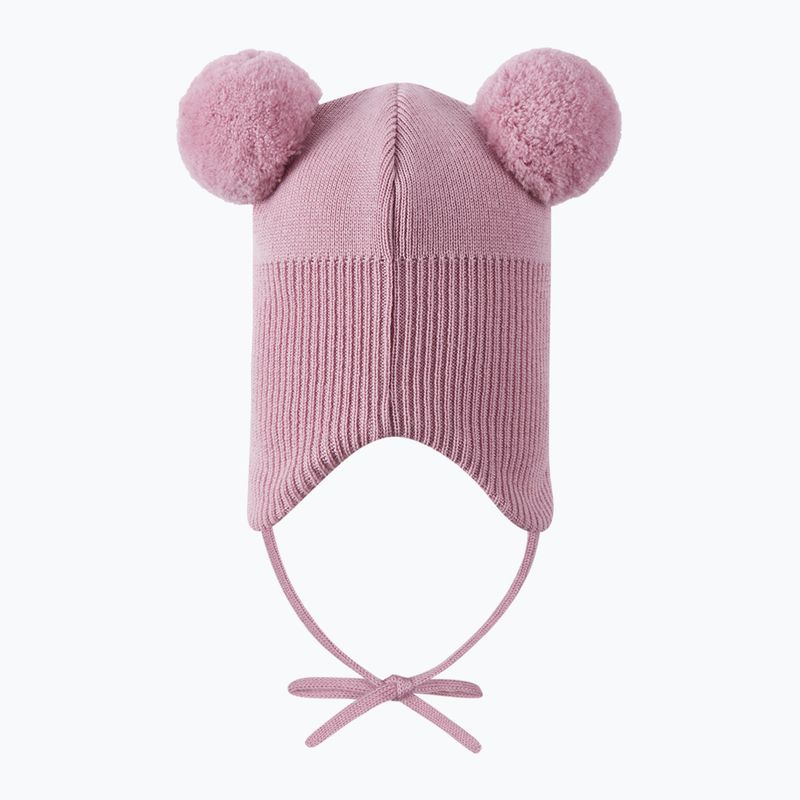 Căciulă de iarnă pentru copii Reima Kumpi grey pink 2