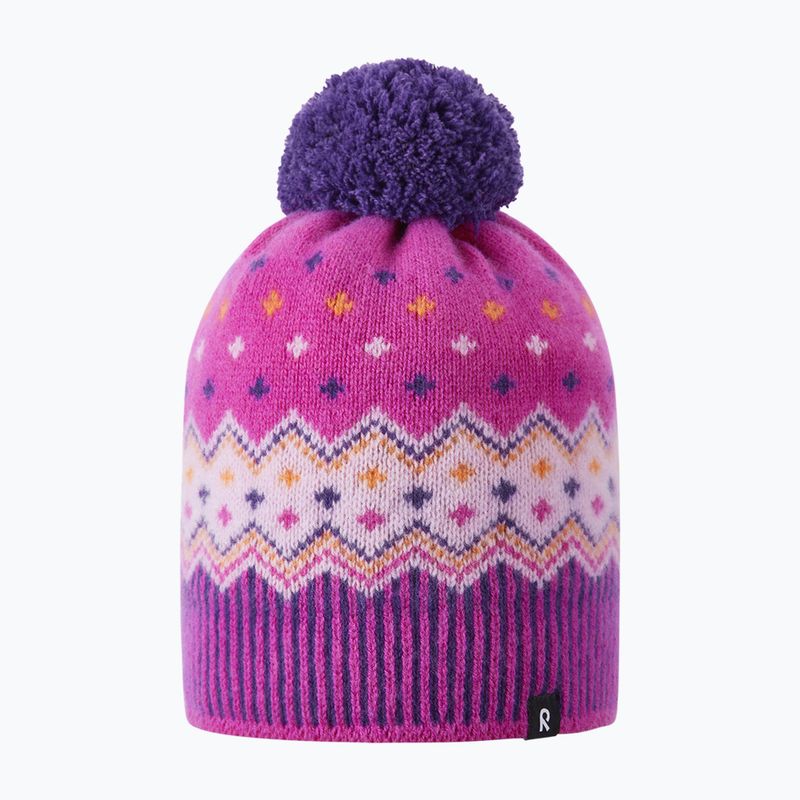 Căciulă de iarnă pentru copii Reima Pohjoinen plum purple