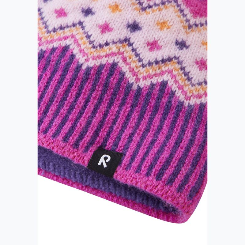 Căciulă de iarnă pentru copii Reima Pohjoinen plum purple 3