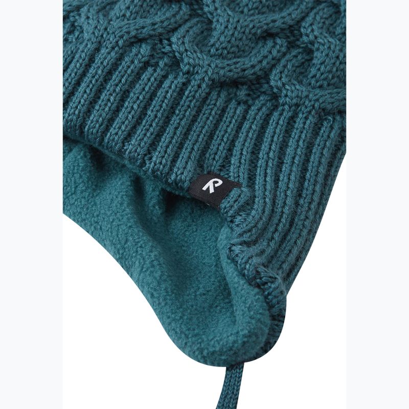 Căciulă de iarnă pentru copii Reima Paljakka dark teal 3