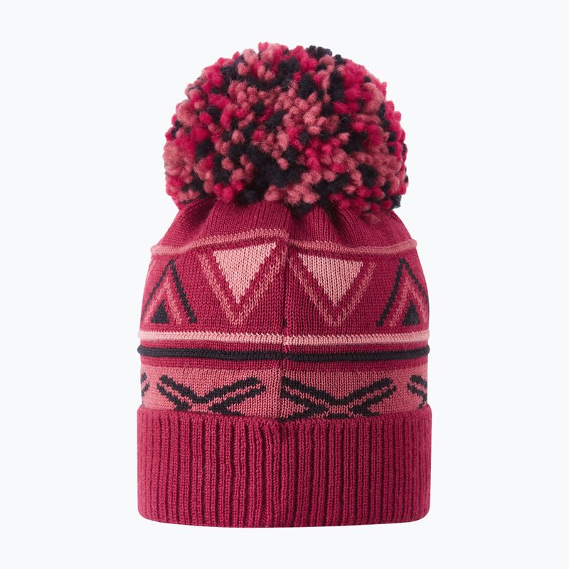 Căciulă de iarnă pentru copii Reima Kirjoen cranberry 2