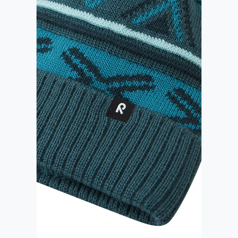 Căciulă de iarnă pentru copii Reima Kirjoen dark teal 3