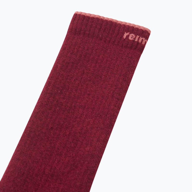 Șosete pentru copii Reima Urheilu cranberry 2