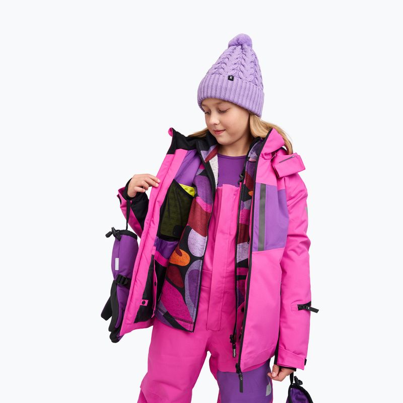 Geacă de schi pentru copii Reima Jatuni Fucshia 12