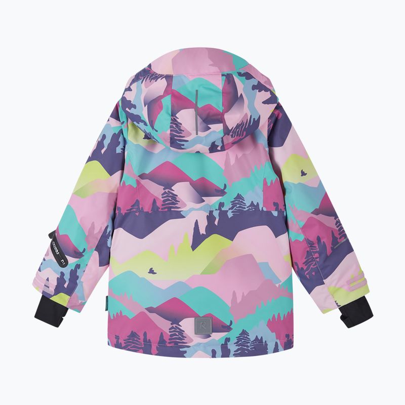 Geacă de schi pentru copii Reima Kiiruna grey pink 2