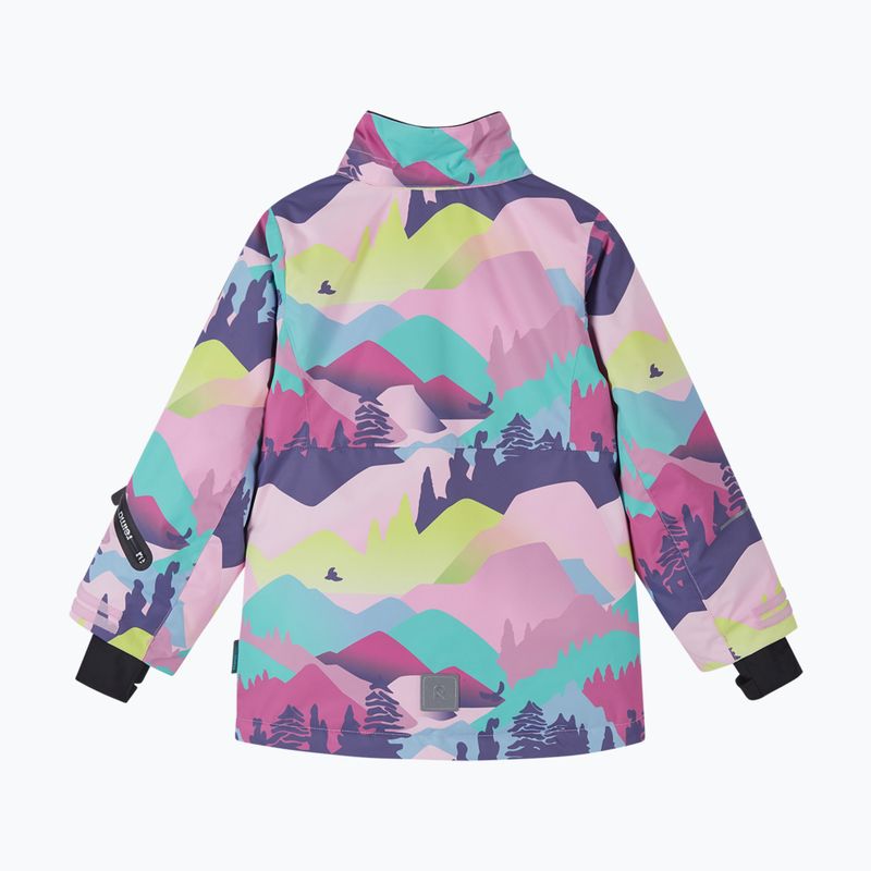 Geacă de schi pentru copii Reima Kiiruna grey pink 3