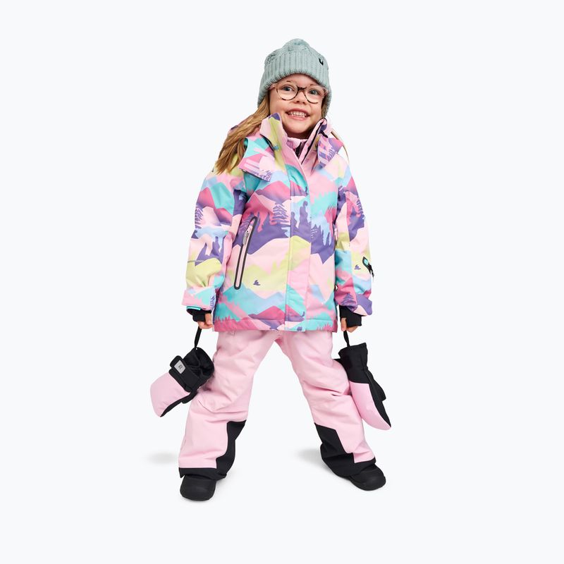 Geacă de schi pentru copii Reima Kiiruna grey pink 12