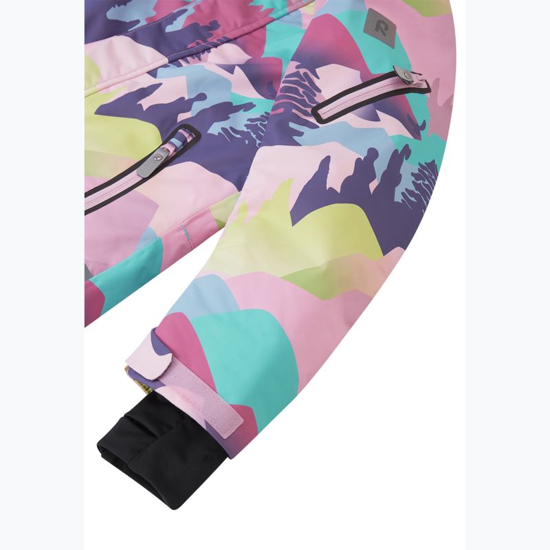 Combinezon de schi pentru copii Reima Reach grey pink 5