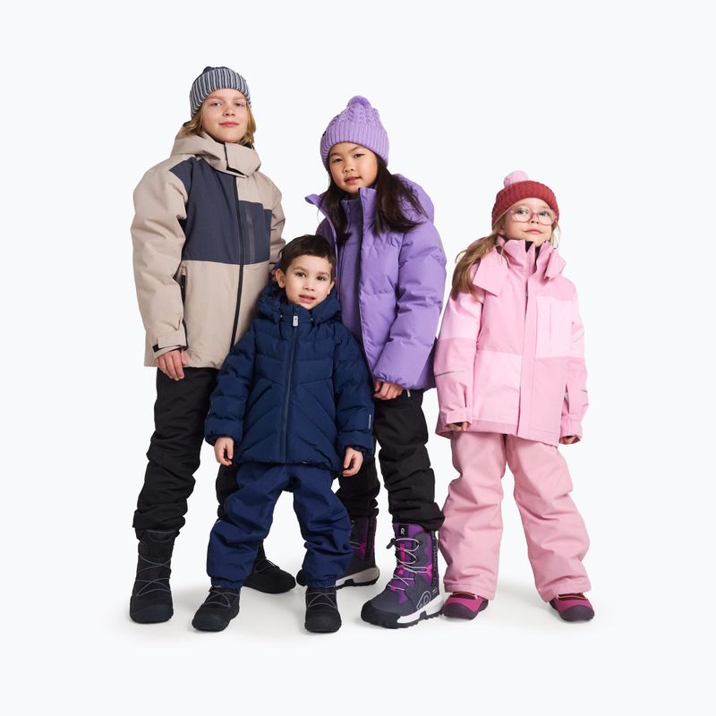 Geacă cu puf pentru copii Reima Paimio misty violet 10