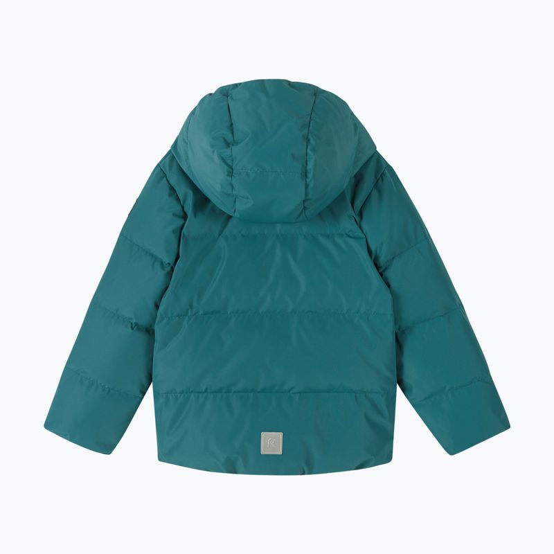 Geacă cu puf pentru copii Reima Paimio dark teal 2