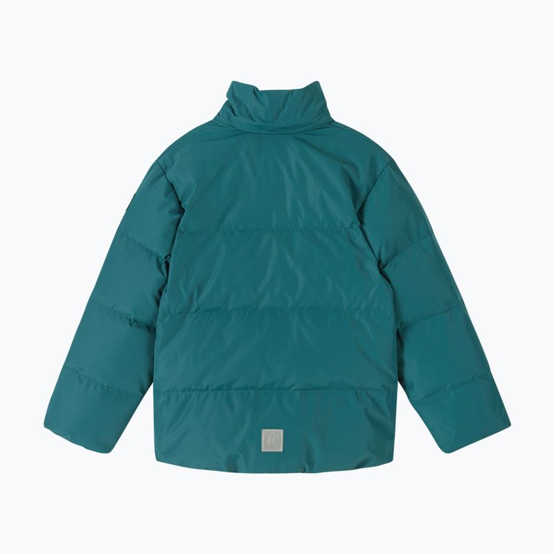 Geacă cu puf pentru copii Reima Paimio dark teal 3
