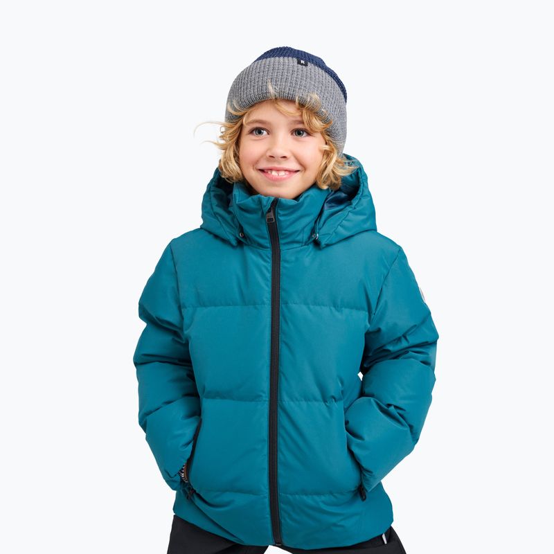 Geacă cu puf pentru copii Reima Paimio dark teal 7