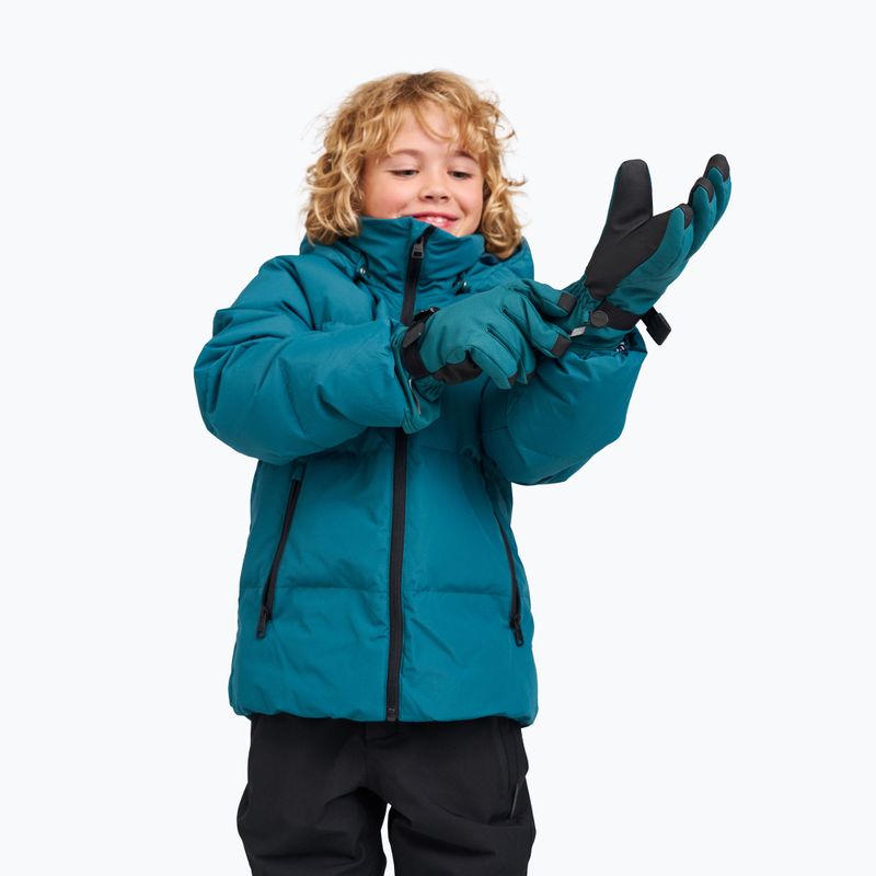 Geacă cu puf pentru copii Reima Paimio dark teal 8