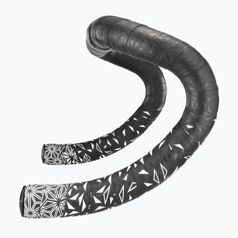 Manșoane de ghidon SUPACAZ Super Sticky Kush Star Fade white star fade/ano black plugs