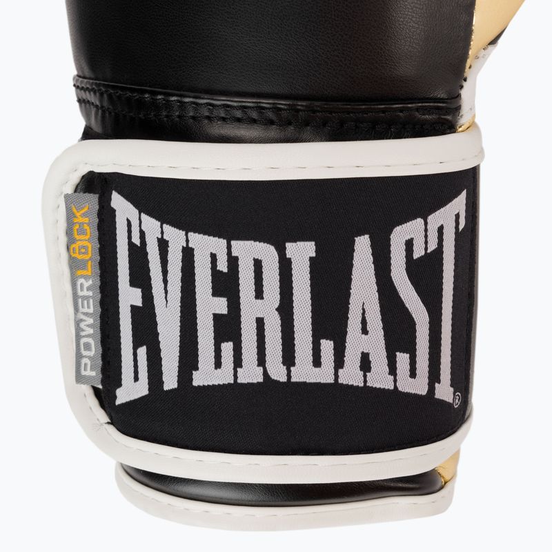 Mănuși de box EVERLAST Powerlock Pu, negru, 2200 BLK/GOLD-10 oz 5