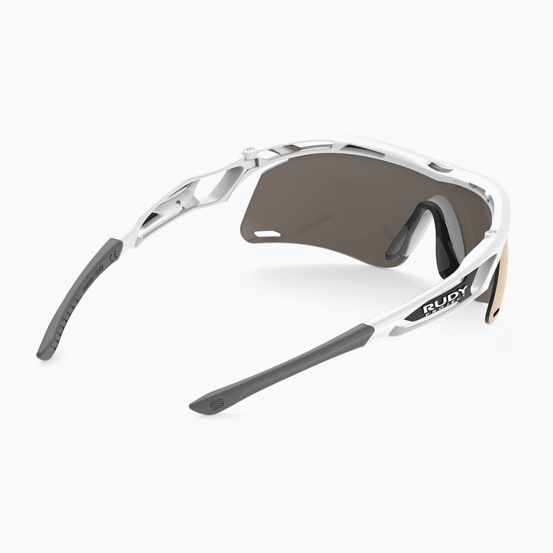 Ochelari de soare Rudy Project Tralyx+ Slim alb lucios/multilaser auriu 5