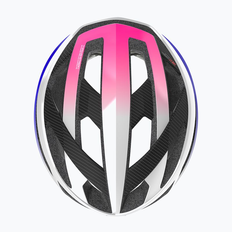 Cască de ciclism Rudy Project Rebel pearl metal/pink/cyber blue shiny 5