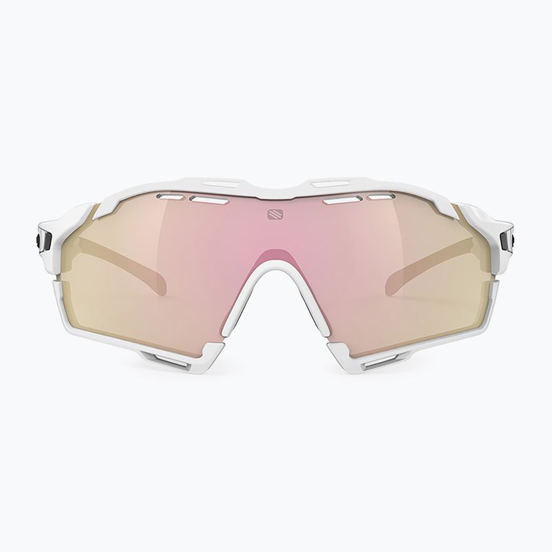 Ochelari de soare Rudy Project Cutline white gloss/multilaser rosegold 2